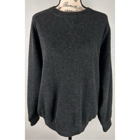 Peru Unlimited Other - Peru Unlimited Men's Black Baby Alpaca Wool Crewneck Pullover Sweater, Small